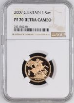 2009 Gold Sovereign Proof NGC PF 70 ULTRA CAMEO