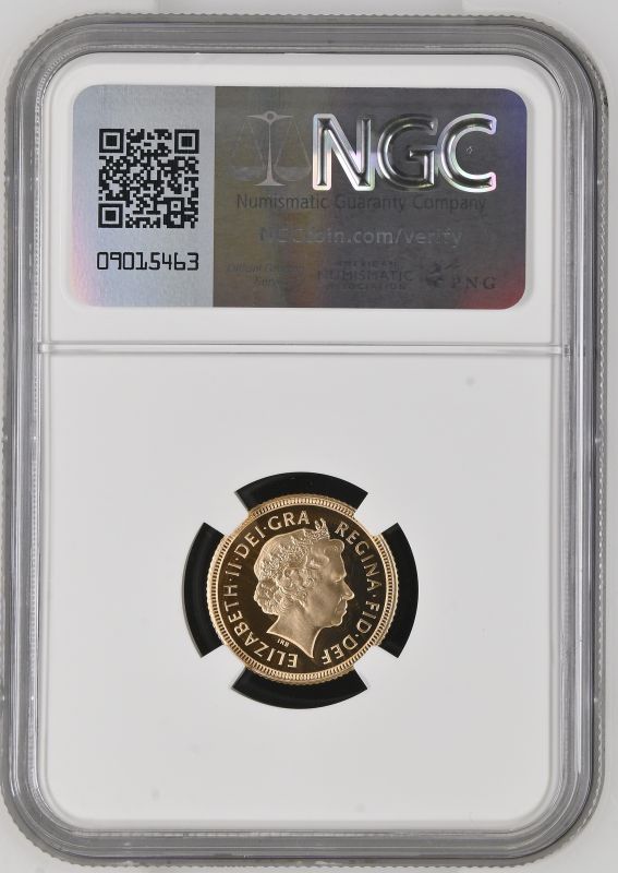 1999 Gold Half-Sovereign Proof NGC PF 70 ULTRA CAMEO - Image 2 of 2