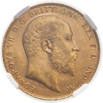 1906 Gold Sovereign NGC MS 62