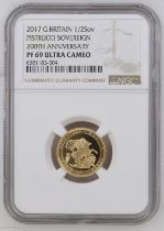 2017 Gold Half-Sovereign 200th Anniversary Proof NGC PF 69 ULTRA CAMEO