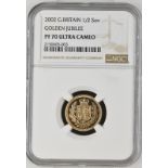 2002 Gold Half-Sovereign Golden Jubilee Proof NGC PF 70 ULTRA CAMEO