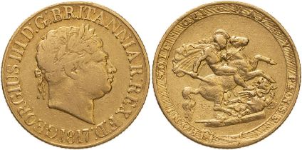 1817 Gold Sovereign