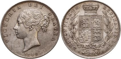 1840 Silver Halfcrown