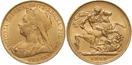 1900 Gold Sovereign