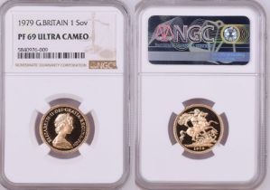 1979 Gold Sovereign Proof NGC PF 69 ULTRA CAMEO