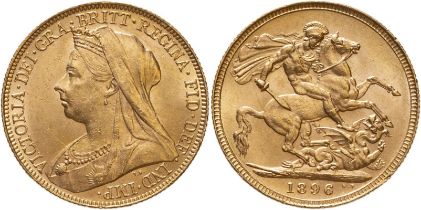 1896 Gold Sovereign