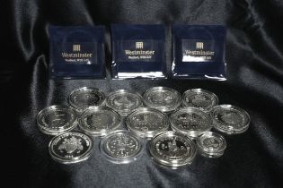 1993 Queen Elizabeth II 70th Birthday Silver Proof Collection (13 Coins)