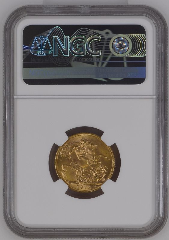 1918 I Gold Sovereign NGC MS 64 - Image 3 of 3