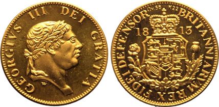 1813 Gold Guinea Pattern Re-Strike