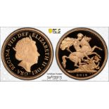 2015 Gold Sovereign Fifth Portrait Proof PCGS PR70 DCAM Box & COA