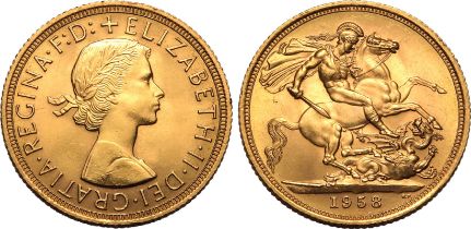 1958 Gold Sovereign