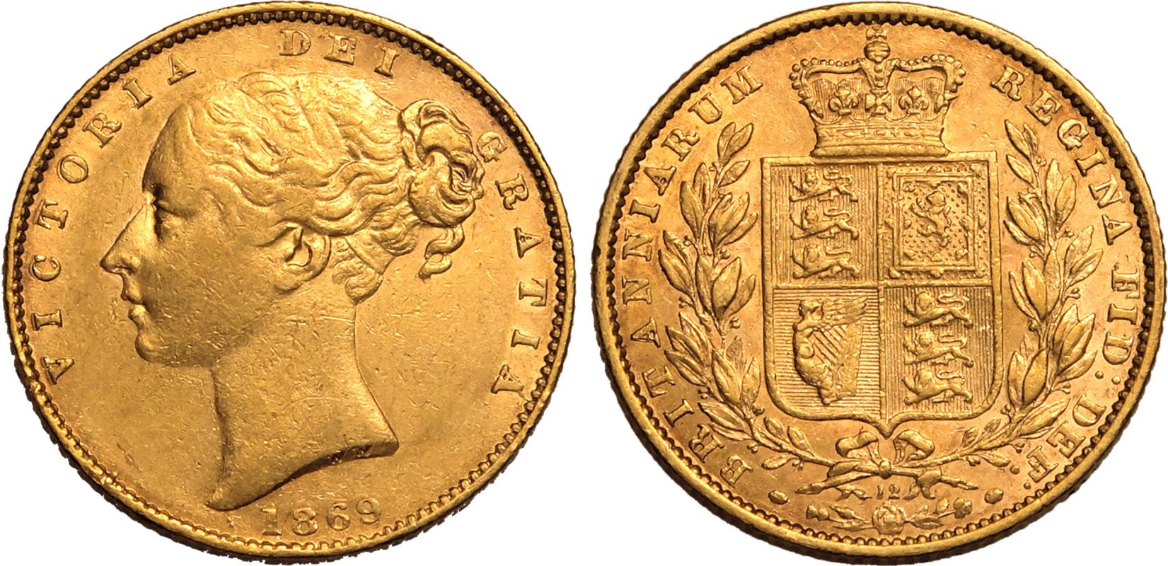 1869 Gold Sovereign