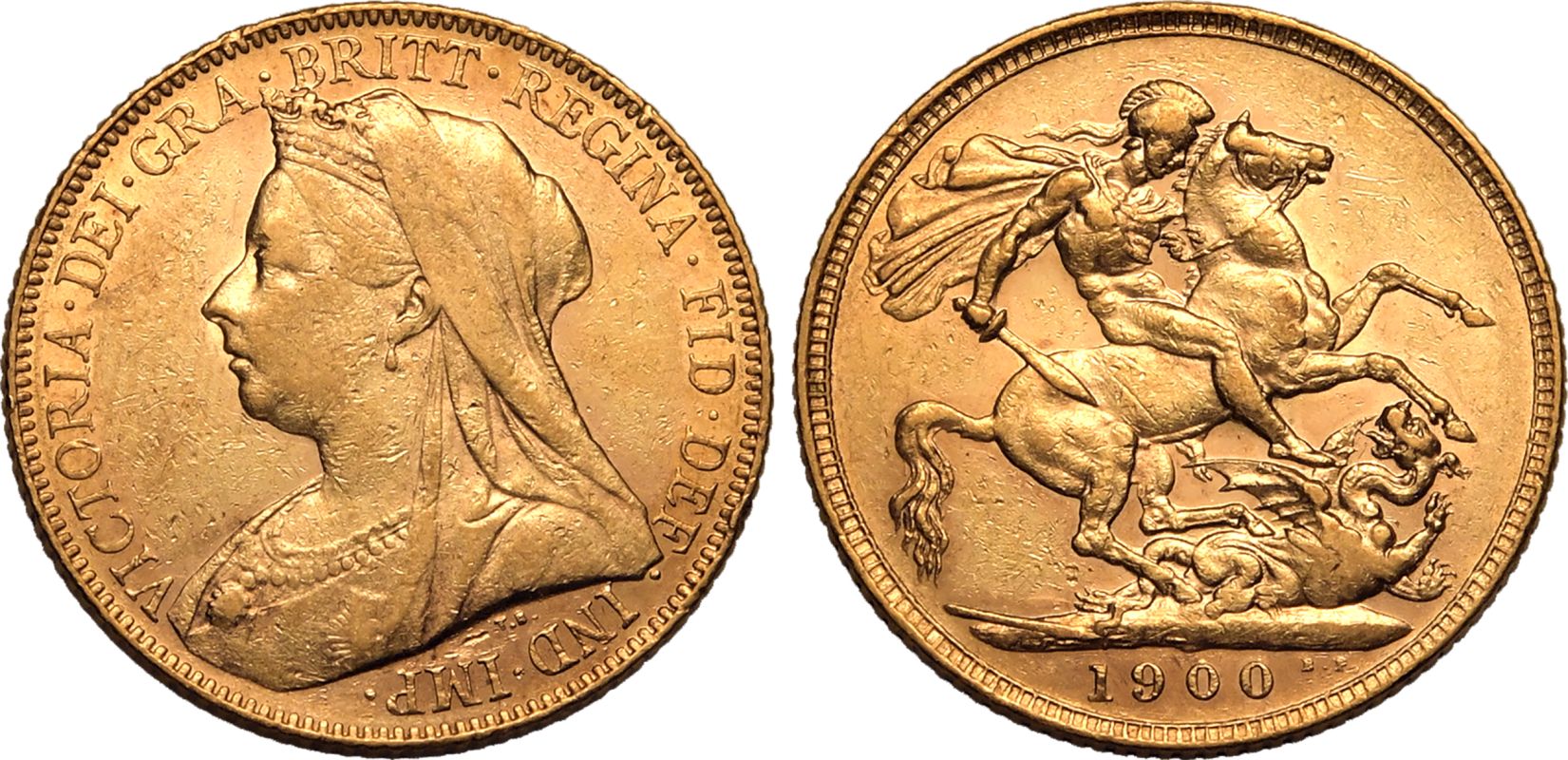 1900 Gold Sovereign