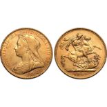 1900 Gold Sovereign