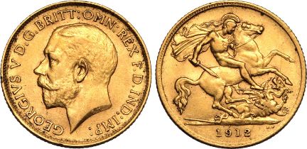 1912 Gold Half-Sovereign