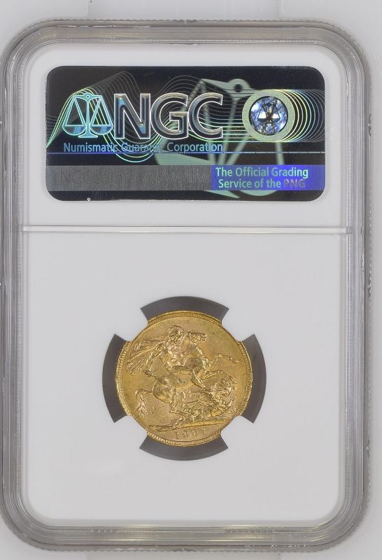 1901 Gold Sovereign NGC MS 62 - Image 3 of 3