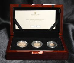 2022 Queen Elizabeth Memorial Sovereign 3-Coin Gold Proof Set