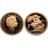 1998 Gold Half-Sovereign Proof