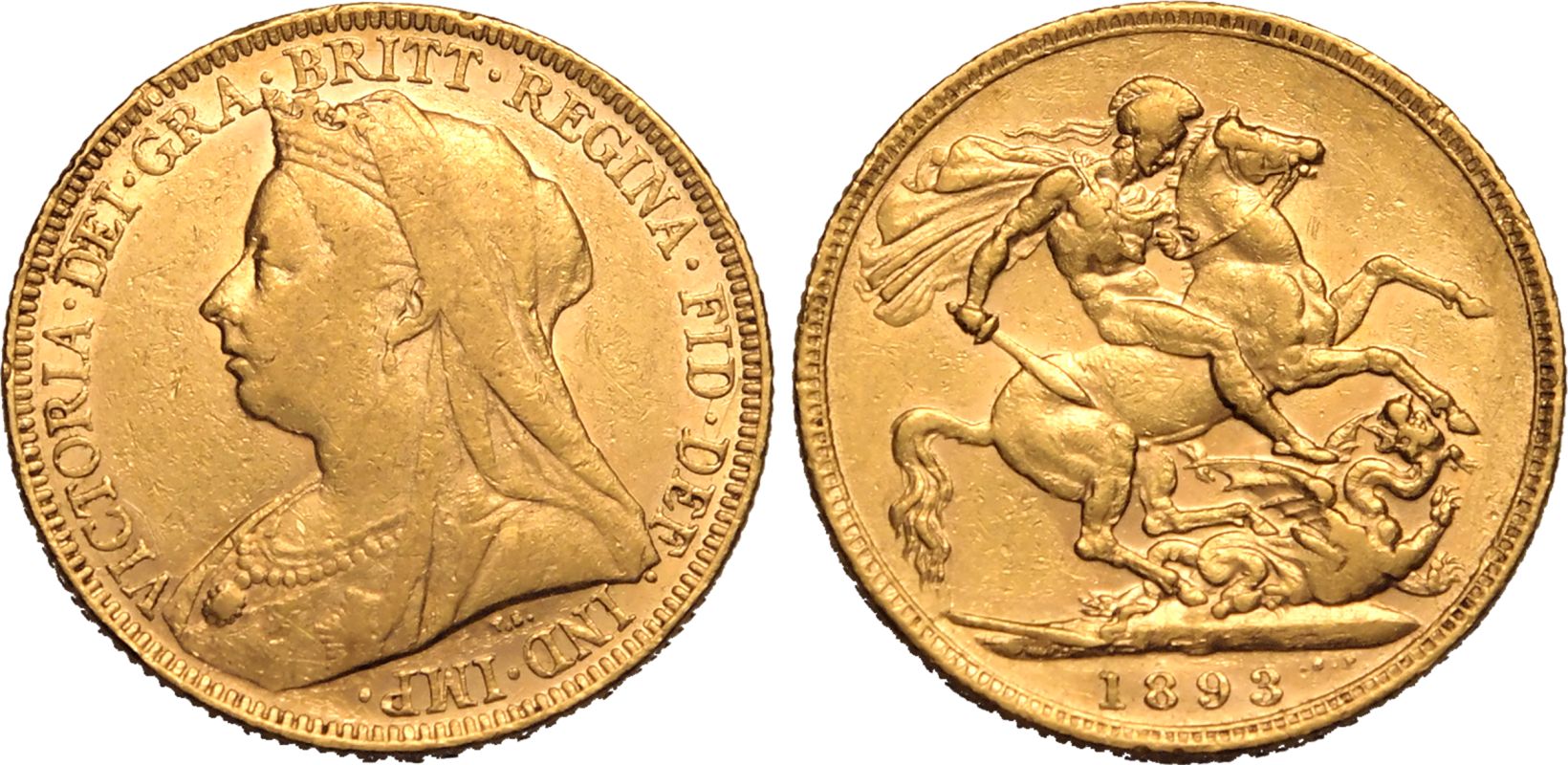 1893 Gold Sovereign