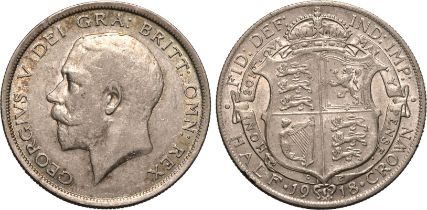 1918 Silver Halfcrown