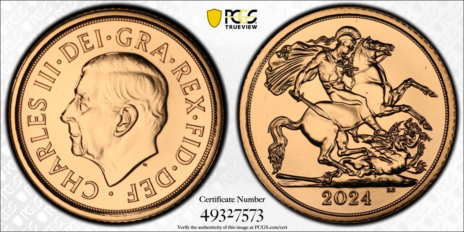 2024 Gold Half-Sovereign PCGS MS69