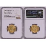 1869 Gold Sovereign NGC UNC Details