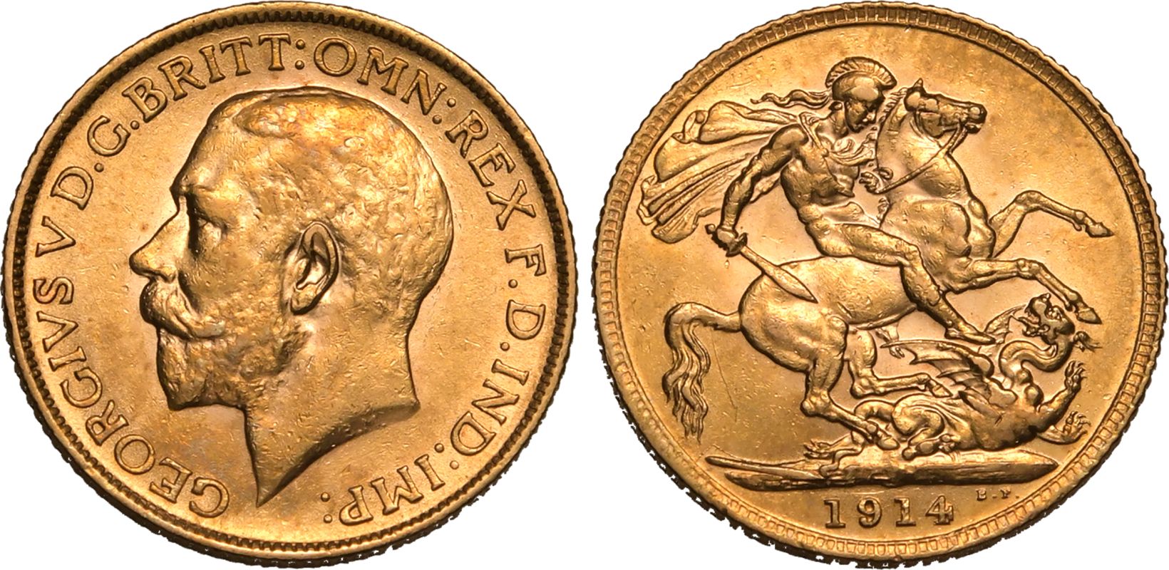 1914 Gold Sovereign