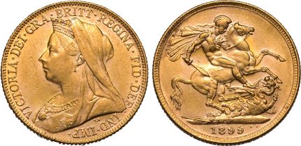 1899 M Gold Sovereign