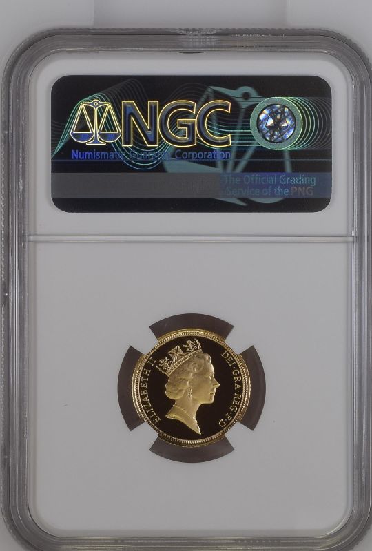 1993 Gold Half-Sovereign Proof NGC PF 70 ULTRA CAMEO - Image 3 of 3