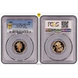 1985 Gold Sovereign Proof PCGS PR70 DCAM Box & COA