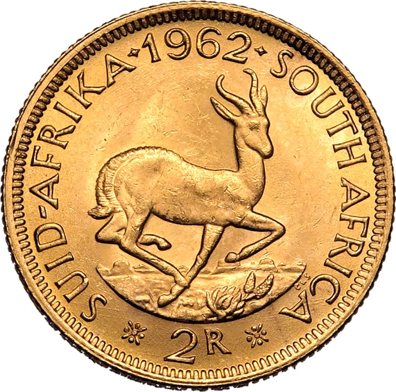 South Africa 1962 Gold 2 Rand - Image 3 of 3