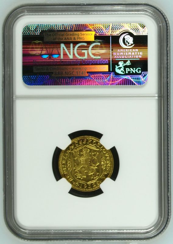 Czechoslovakia First Republic (1918-1938) 1932 Gold 1 Ducat without serial numbers NGC MS 63 - Image 3 of 3