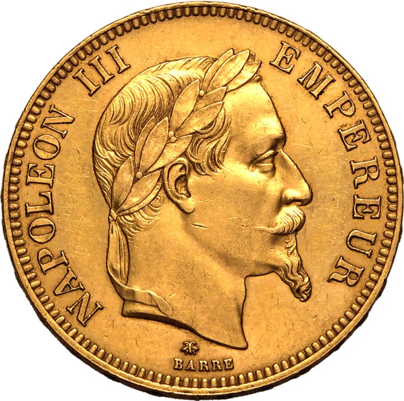 France Napoleon III 1864 A Gold 100 Francs - Image 2 of 3