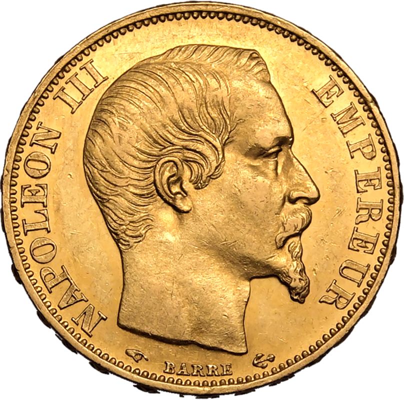 France Napoleon III 1860 A Gold 20 Francs - Image 2 of 3