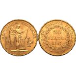 France Third Republic 1897 A Gold 20 Francs