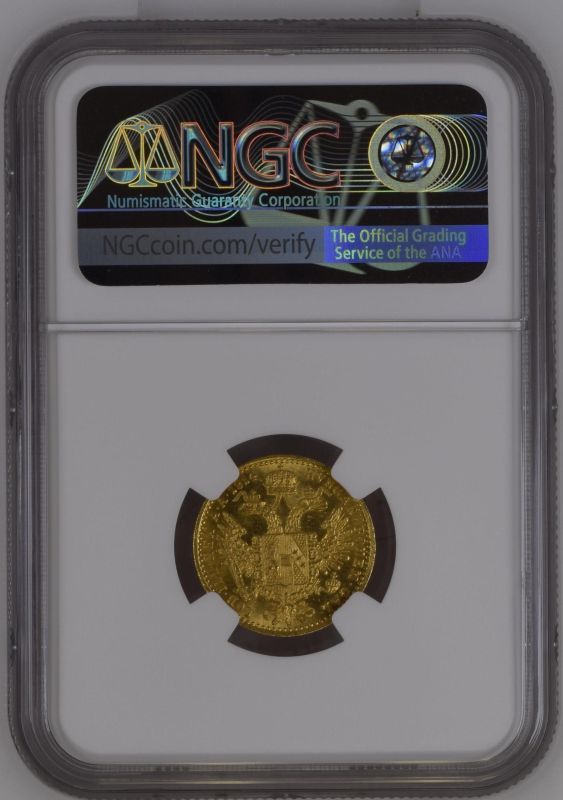 Austria: Habsburg Franz Joseph I 1914 Gold 1 Ducat NGC MS 65 - Image 6 of 7