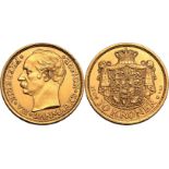 Denmark Frederik VIII 1909 VBP GJ Gold 10 Kroner