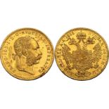 Austria: Habsburg Franz Joseph I 1915 Gold 1 Ducat Restrike