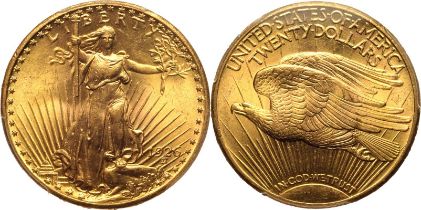 United States: Double Eagle Saint-Gaudens 1926 Gold 20 Dollars PCGS MS65