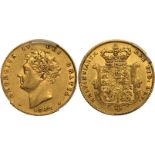 1828 Gold Half-Sovereign PCGS AU50