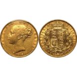 1846 Gold Sovereign Roman I PCGS AU50