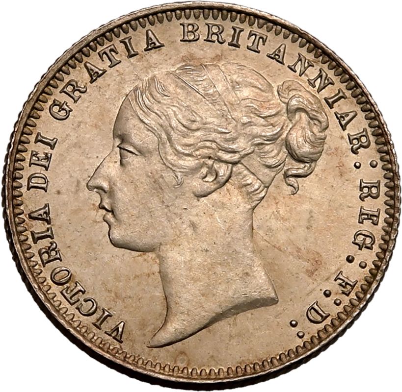 1877 Silver Sixpence Good extremely fine - Image 2 of 3