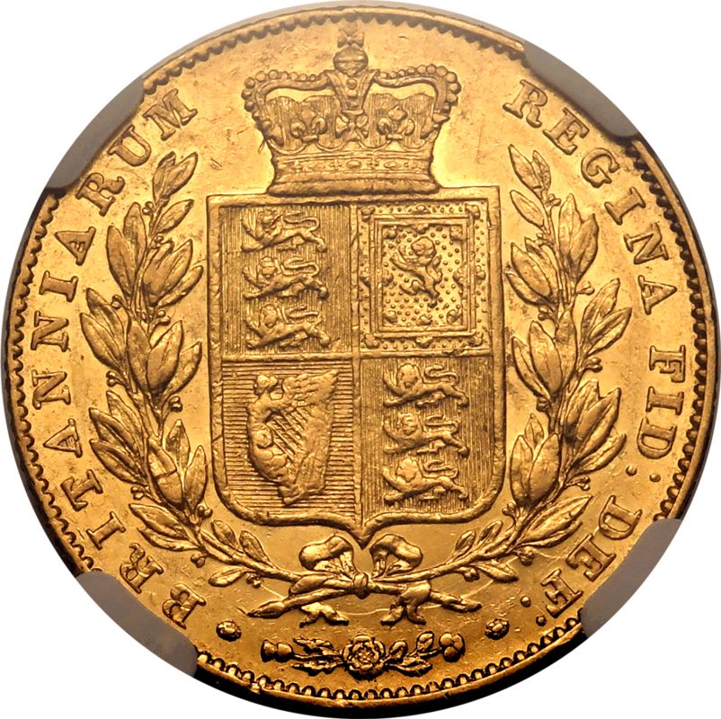 1842 Gold Sovereign Unbarred 'A's NGC XF 45 - Image 3 of 7