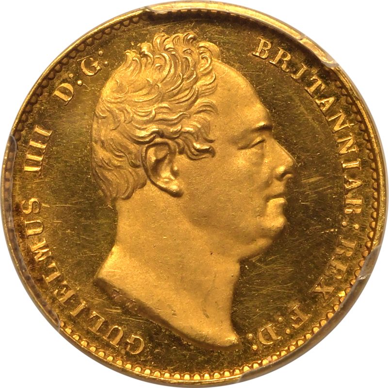 1831 Gold Sovereign Proof - Plain edge, Second bust PCGS PR63 DCAM - Bild 2 aus 5