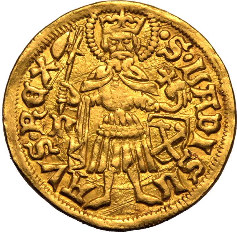 Kingdom of Hungary: Matthias Corvinus 1482-1489 Gold Goldgulden Extremely Fine - Bild 3 aus 3