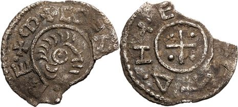 Anglo-Saxon: 796-821 Silver Penny Metal Detector Find; Near Extremely Fine