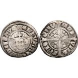 1279-1307 Bury St Edmunds Silver Penny Very Fine; possibly straightened
