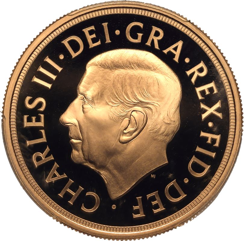 2024 Gold 5 Pounds (5 Sovereigns) Proof PCGS PR70 DCAM - Bild 2 aus 5