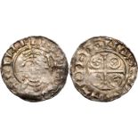1066-1087 Silver 'PAX' Penny Good Very Fine; flan somewhat waved