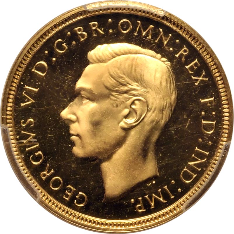1937 Gold Half-Sovereign Proof PCGS PR65 CAM - Bild 2 aus 5